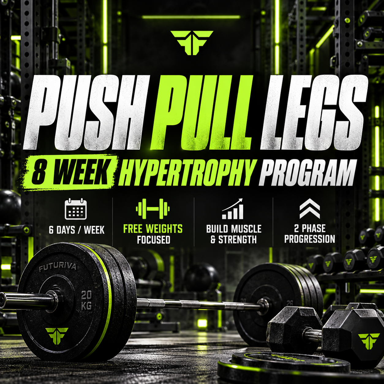 Push Pull Legs — train along, поделени тренинг денови
